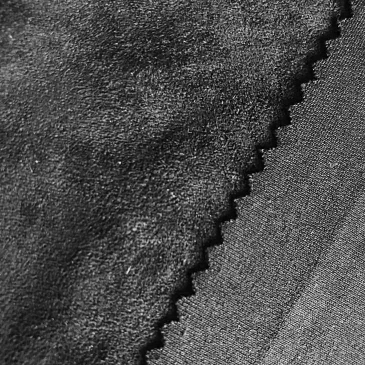 Spandex Weft Suede Fabric